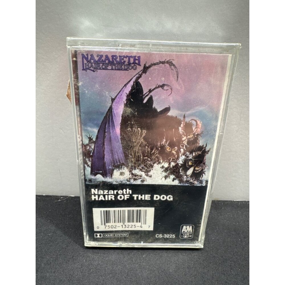 Nazareth "Hair Of The Dog" Cassette Tape 1975 A&M Records CS-3225 Rock Album Ori
